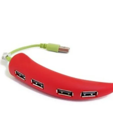 USB HUB нА 4 порта красный перец - Волноваха, Донецкая область