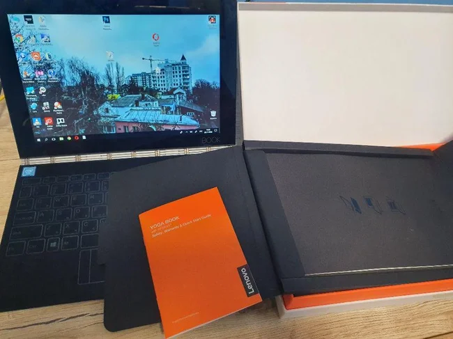 Lenovo Yoga Book LTE YB1-X91L Carbon Black,комплект, документы,блокнот - Киев, Киевская область
