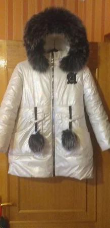 Зимнее пальто курточка для девочки 134 - Запорожье, Запорожская область