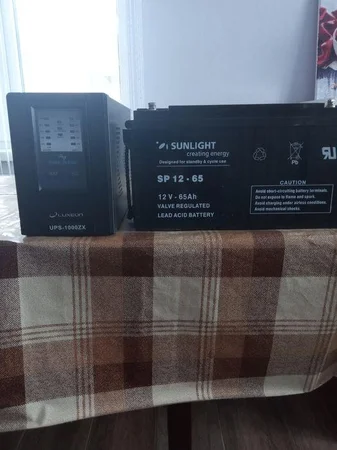 Источник бесперебойного питания (ИБП Luxeon UPS-ZX 1000)+ аккумулятор - Яготин, Киевская область