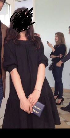 Платье Zara серо-черное, шерсть/полиэстер - Одесса, Одесская область