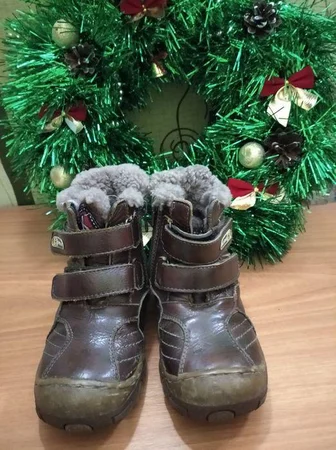 Зимние кожаные ботинки - Нежин, Черниговская область