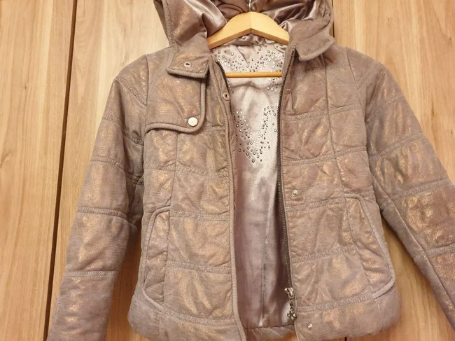 Детская кожаная куртка тёплая - Березовка, Одесская область