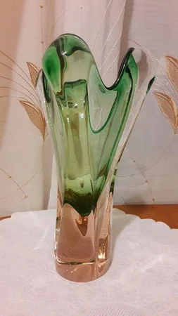 Чешское стекло  ваза - Павлоград, Днепропетровская область