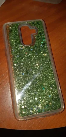 Чехол glitter Samsung j8 2018 салатовый - Сумы, Сумская область