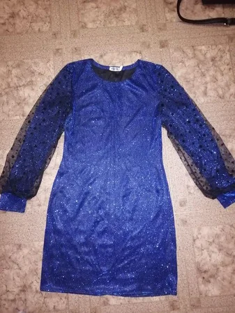 Женское платье синего цвета - Кривой Рог, Днепропетровская область