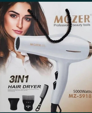 Профессиональный фен для сушки волос MOZER MZ-5918 3в 1 5000w+подарок - Переяслав-Хмельницкий, Киевская область