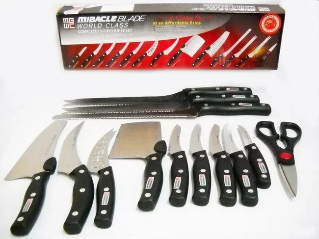 Набор профессиональных кухонных ножей Miracle Blade 13 в 1 - Днепр, Днепропетровская область
