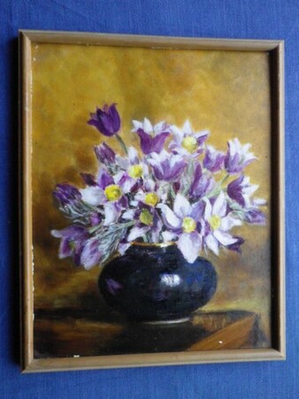 Картина ваза с цветами масло - Киев, Киевская область