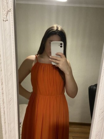 Продам оранжевое платье в пол - Одесса, Одесская область